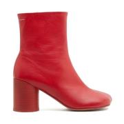 Rode Laarzen voor Stijlvolle Look MM6 Maison Margiela , Red , Dames