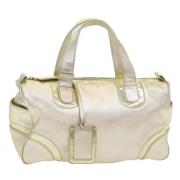 Pre-owned Leather handbags Loewe Pre-owned , Yellow , Dames