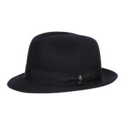 Marengo Geborsteld Vilt Hoed Borsalino , Blue , Heren