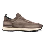 Suede sneakers met leren voering Officine Creative , Brown , Heren