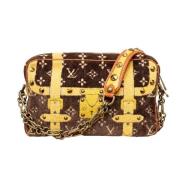 Pre-owned Leather louis-vuitton-bags Louis Vuitton Vintage , Brown , D...