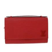 Pre-owned Leather louis-vuitton-bags Louis Vuitton Vintage , Red , Dam...