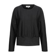 Moulante, Top à Manches Longues en Tricot &Co Woman , Black , Dames