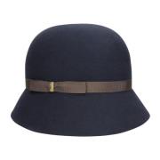 Retro-stijl Cloche Hat Borsalino , Gray , Dames