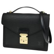 Pre-owned Leather louis-vuitton-bags Louis Vuitton Vintage , Black , D...