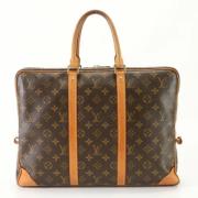 Pre-owned Canvas louis-vuitton-bags Louis Vuitton Vintage , Brown , Da...