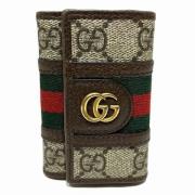 Pre-owned Plastic key-holders Gucci Vintage , Brown , Unisex