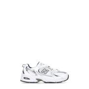 Witte Leren Sneakers met Abzorb Demping New Balance , White , Heren