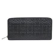 Pre-owned Leather wallets Loewe Pre-owned , Black , Dames