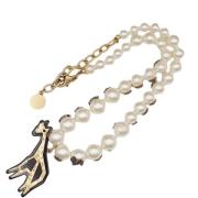 Pre-owned Pearl dior-jewelry Dior Vintage , Gray , Dames