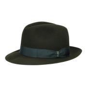 Marengo Vilt Fedora Hoed Borsalino , Green , Heren