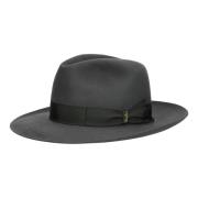 Vilt Breedgerande Hoed Borsalino , Gray , Heren