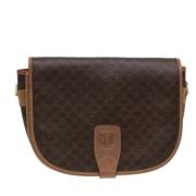 Pre-owned Canvas celine-bags Celine Vintage , Brown , Dames