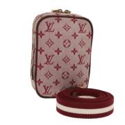 Pre-owned Canvas pouches Louis Vuitton Vintage , Red , Dames