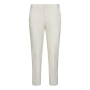 Witte Broek Elegante Chic Stijl Drumohr , White , Dames