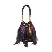 Stijlvolle Leren Tas La Carrie , Multicolor , Dames