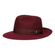 Vilt Breedgerande Hoed Borsalino , Red , Heren