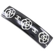 Pre-owned Plastic hair-accessories Chanel Vintage , Black , Dames