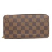 Pre-owned Canvas wallets Louis Vuitton Vintage , Brown , Dames