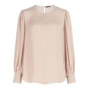 Elegante Satijnen Blouse Betty Barclay , Beige , Dames