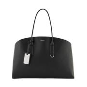 Stijlvolle Leren Portemonnee Emporio Armani , Black , Dames