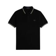 Stijlvolle Twin Tipped T-Shirt Fred Perry , Black , Heren