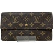 Pre-owned Fabric wallets Louis Vuitton Vintage , Brown , Dames