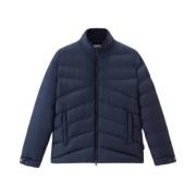 Down Jackets Woolrich , Blue , Heren