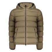 Donsjack met ritssluiting zakken Herno , Beige , Heren