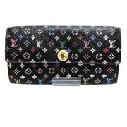 Pre-owned Fabric wallets Louis Vuitton Vintage , Black , Dames