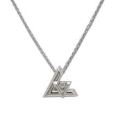 Pre-owned Silver necklaces Louis Vuitton Vintage , Gray , Dames