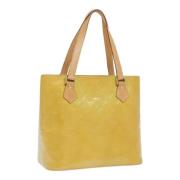 Pre-owned Leather handbags Louis Vuitton Vintage , Beige , Dames