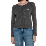 Donkergrijze Open Cardigan Sweater Liu Jo , Gray , Dames