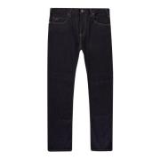 Heren Jeans met Contraststiksels Emporio Armani , Blue , Heren