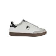 Witte Polyester Sneaker Fila , White , Heren