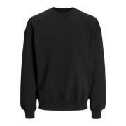 Zwarte lange mouwen sweatshirt Jack & Jones , Black , Heren