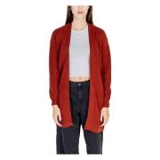 Bordeaux Gebreide Vest Herfst/Winter Vero Moda , Red , Dames