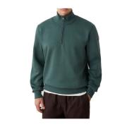 Sportieve Half-Zip Sweater voor Mannen Colmar , Green , Heren