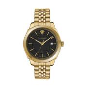 Herenhorloge Icon Classic goud, zwart 42 mm Vev901723 Versace , Yellow...