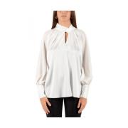 Dames Overhemd Luckylu , White , Dames