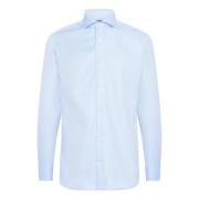 Ultimate Non-Iron Slim Fit Katoenen Dobby Overhemd Boggi Milano , Blue...