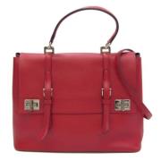 Pre-owned Leather prada-bags Prada Vintage , Red , Dames