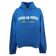 Felpa Sweatshirt Dsquared2 , Blue , Dames