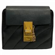 Pre-owned Leather wallets Chloé Pre-owned , Black , Dames