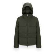 Stijlvolle Hooded Jacket voor mannen K-Way , Green , Heren