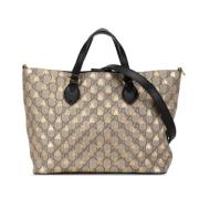 Pre-owned Fabric totes Gucci Vintage , Beige , Dames