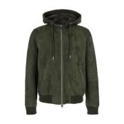 Groene Bomberjack met Capuchon Arma , Green , Heren