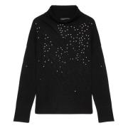 Stijlvolle Maglia Shirt Elena Mirò , Black , Dames