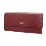 Pre-owned Leather wallets Salvatore Ferragamo Pre-owned , Red , Dames