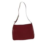 Pre-owned Leather shoulder-bags Prada Vintage , Red , Dames